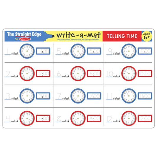 Write-a-Mat Time
