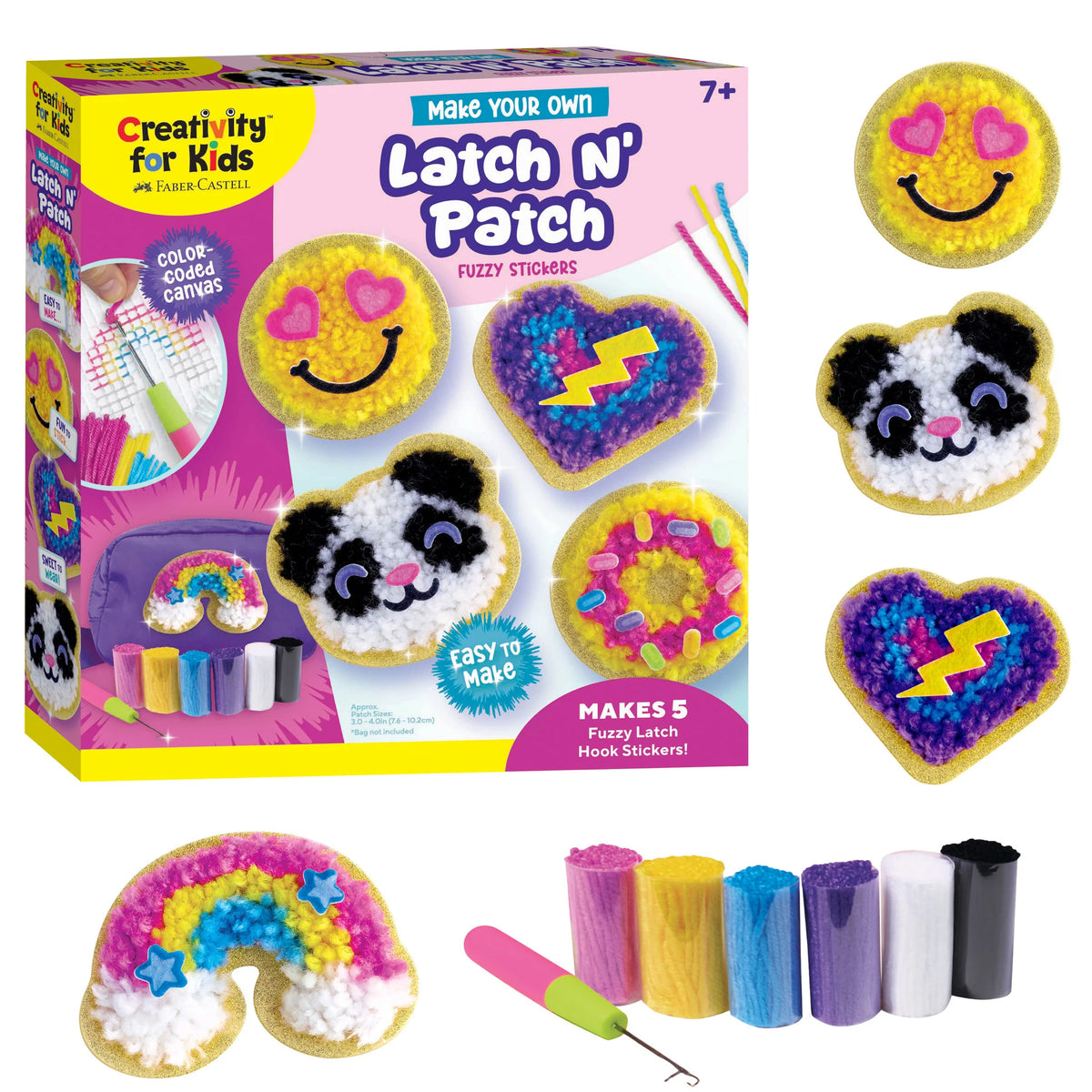 Latch n' Patch Fuzzy Stickers