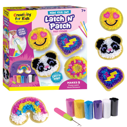 Latch n' Patch Fuzzy Stickers