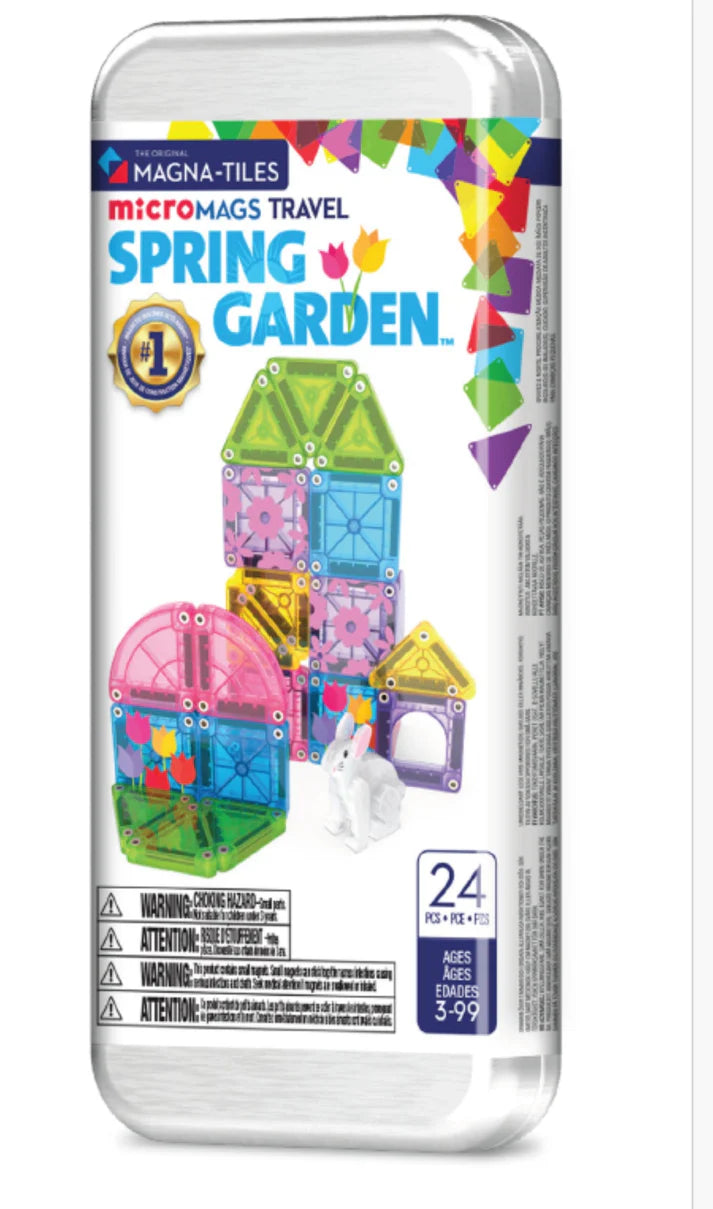 microMAGS Spring Garden 24-Piece Travel Set