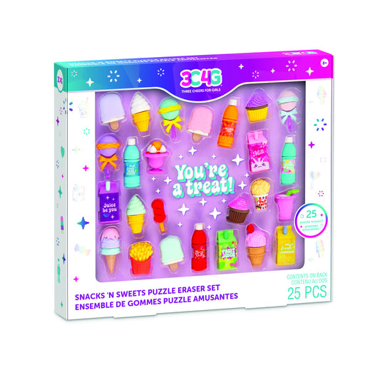 Snacks Sweets Eraser Set