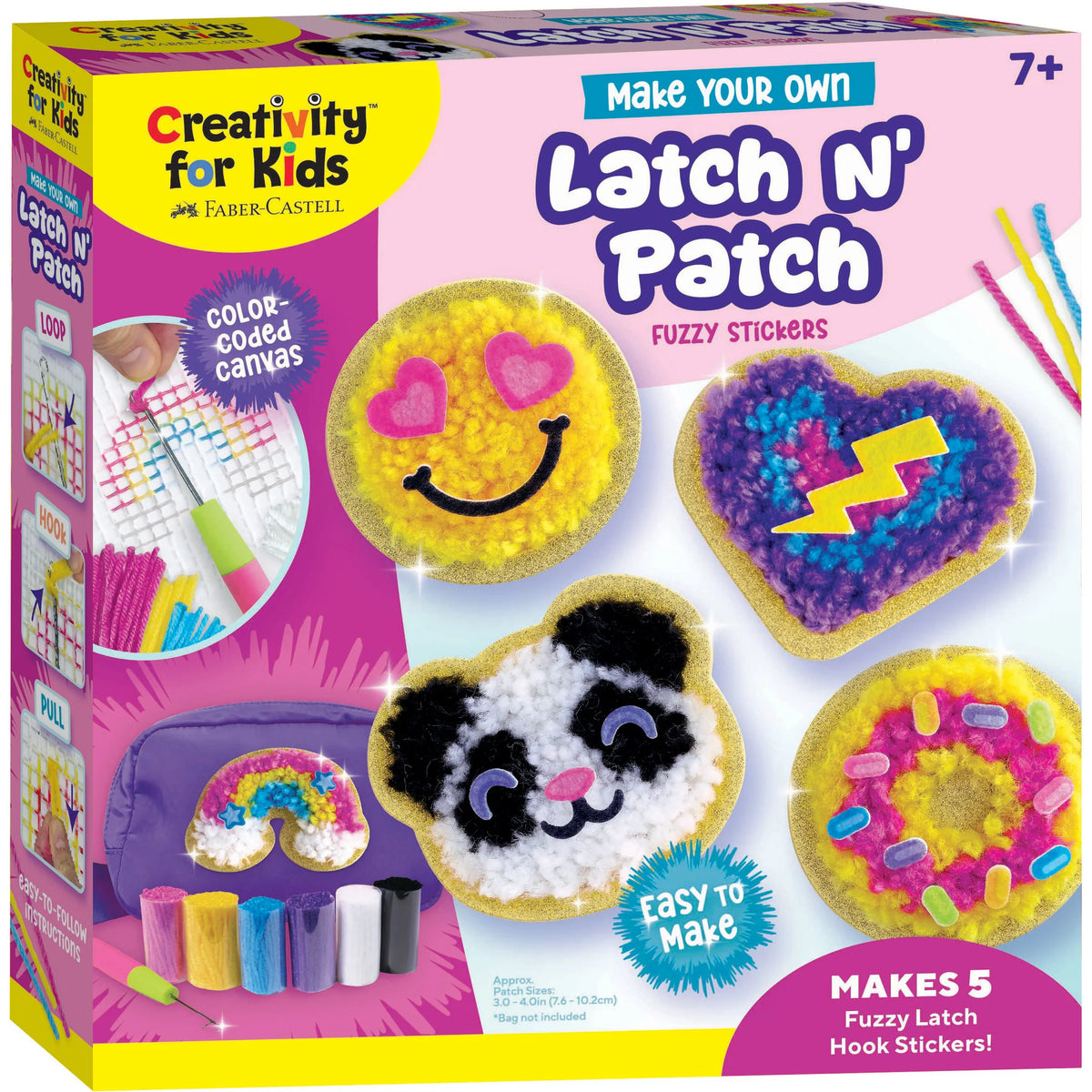 Latch n' Patch Fuzzy Stickers