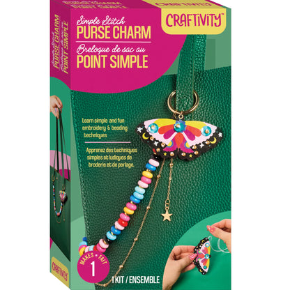 Simple Stitch Purse Charm