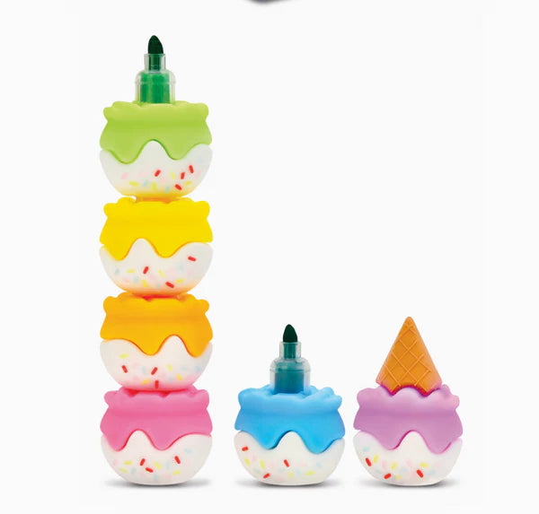 Ice Cream Stackable Markers – Learning Express Toys & Gifts - Cypress TX