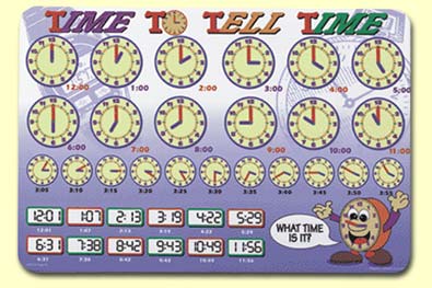 Time To Tell Time Placemat