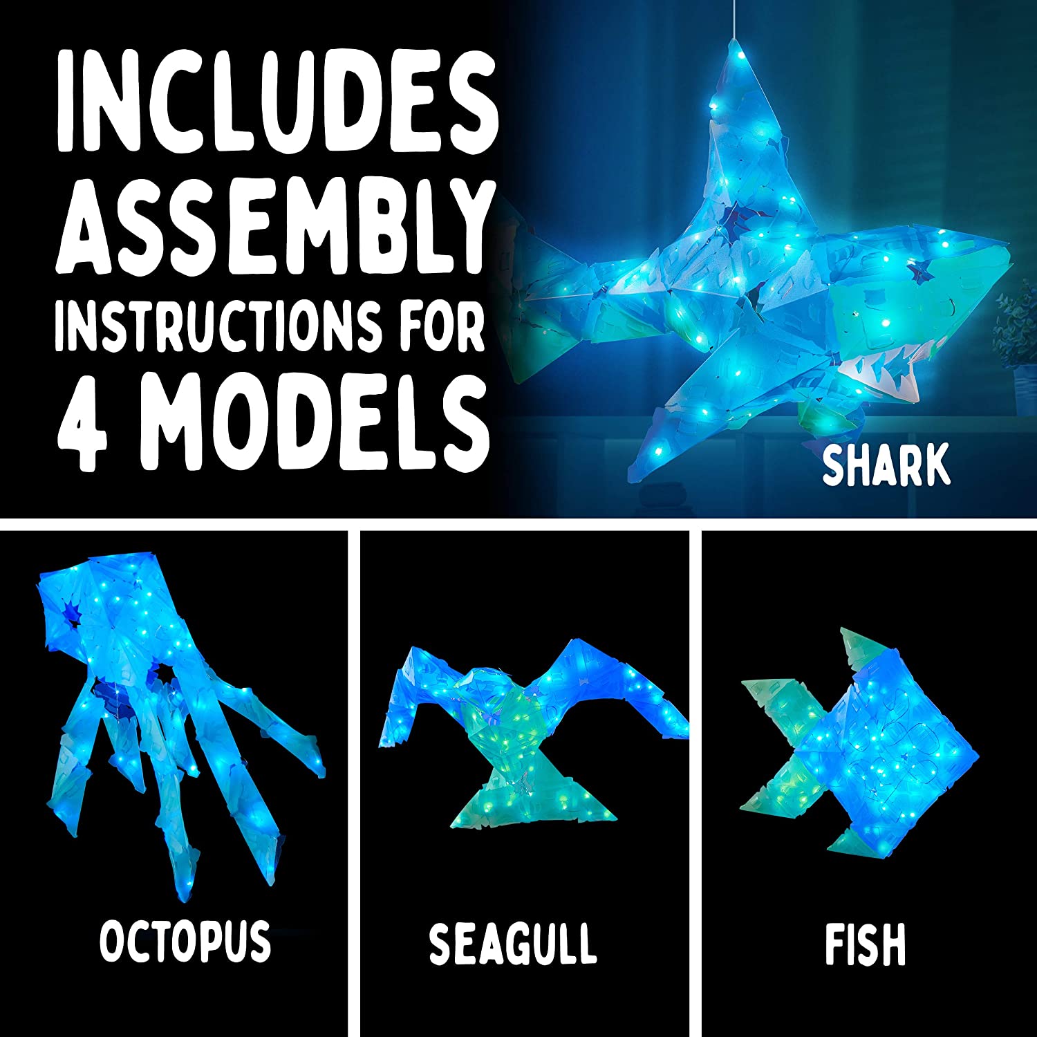 ***creatto Shimmer Shark