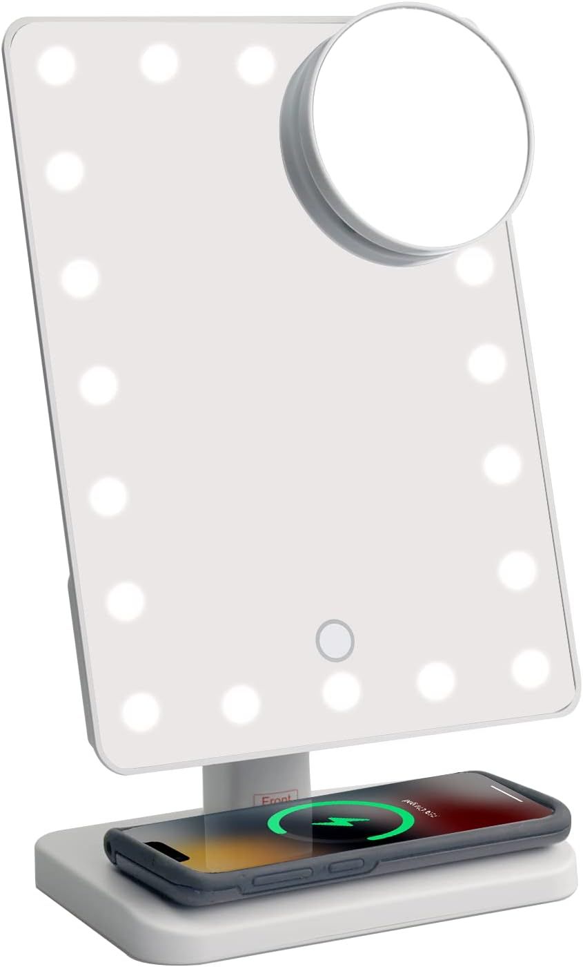 Vanity Mirror Speaker: White