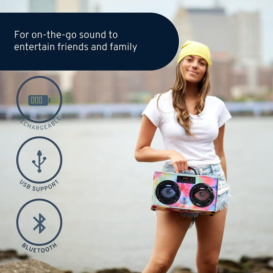 Boombox Tie Dye