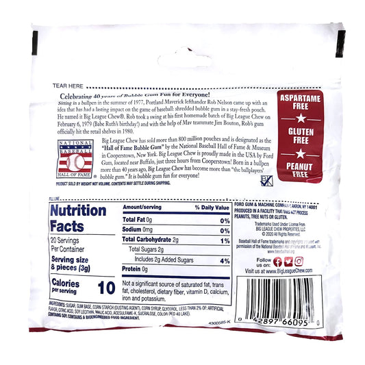 Big League Chew Strwbry