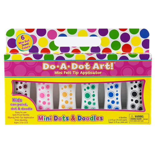 Dot Markers 6 Pack Mini Jewel