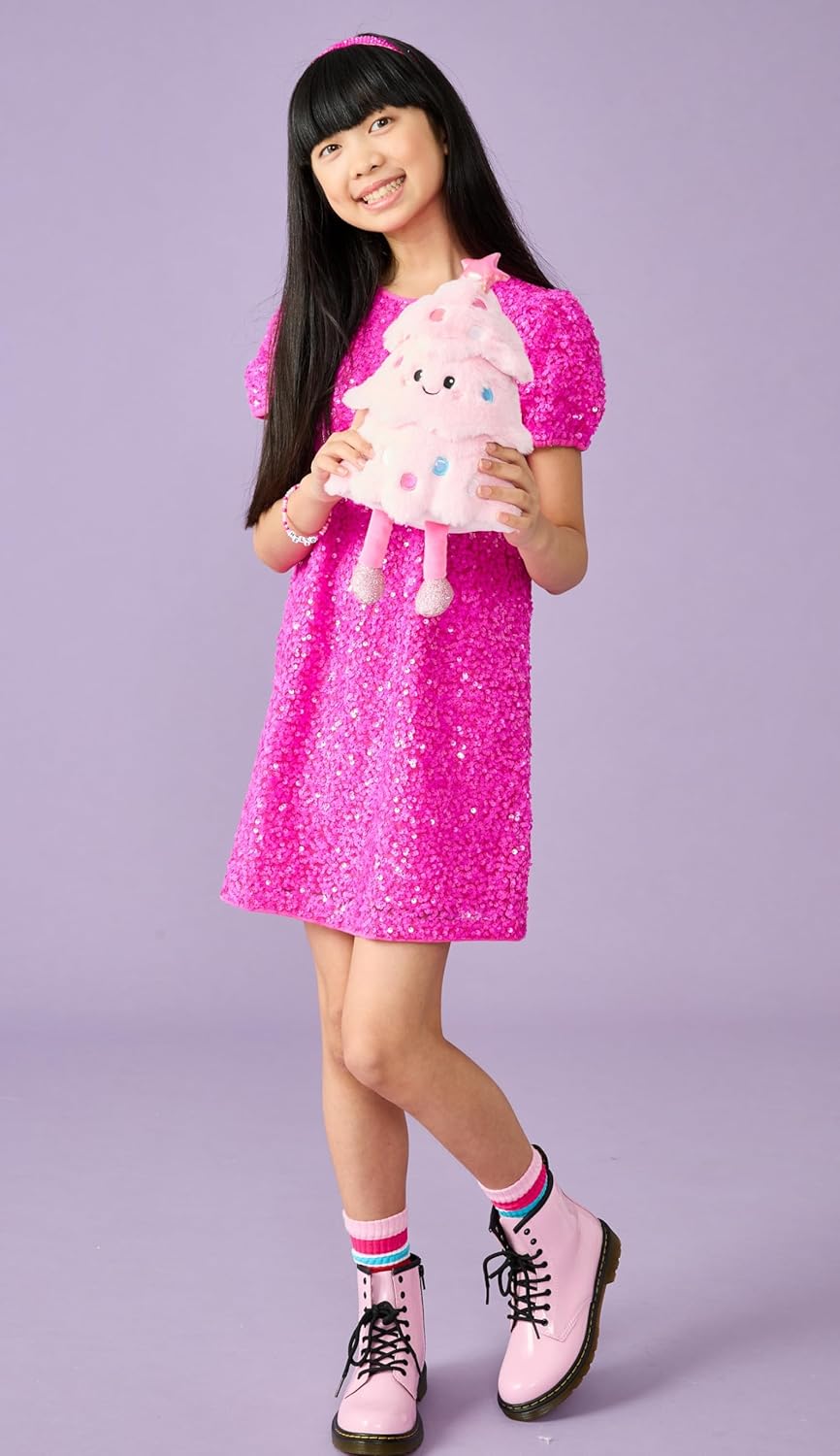 Glitter Pink Tree Plush