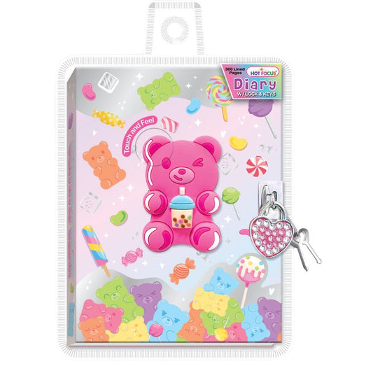 Diary Lock Key Gummy Bear