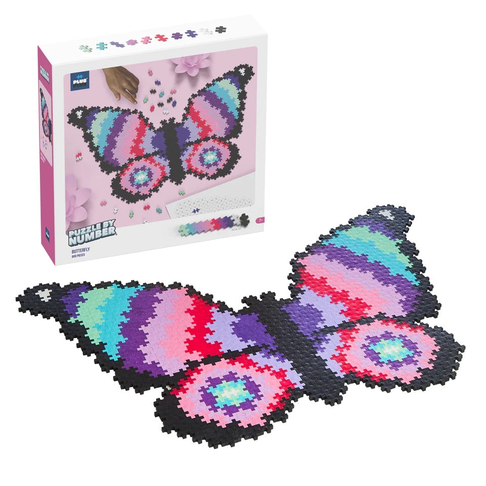 Puzzle by Number Butterfl