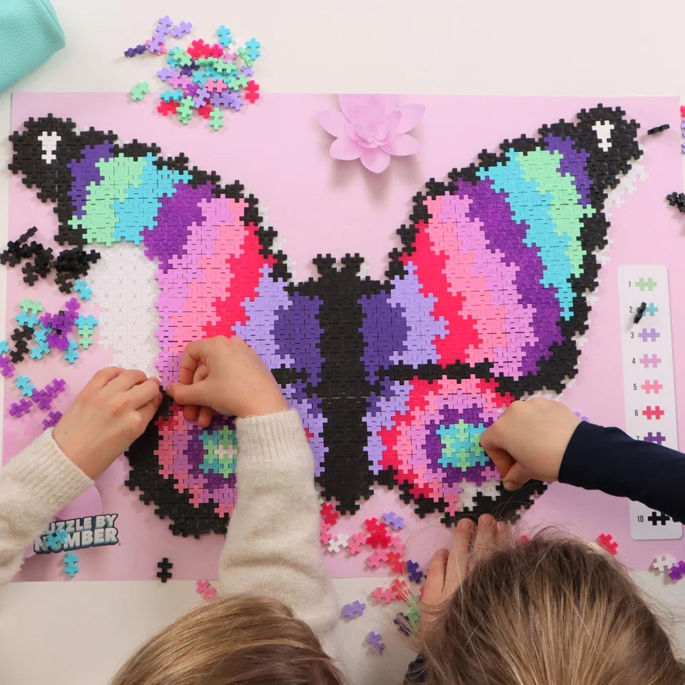 Puzzle by Number Butterfl