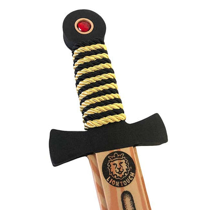 Woody Lion Sword Blk Gld