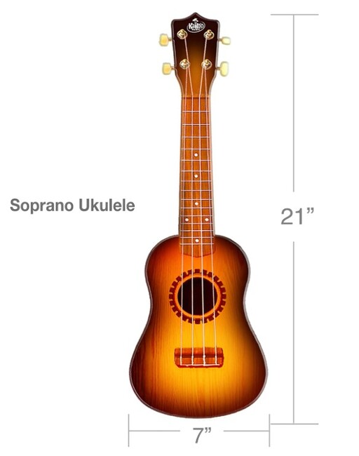 Kakoo Ukuleles Sunburst