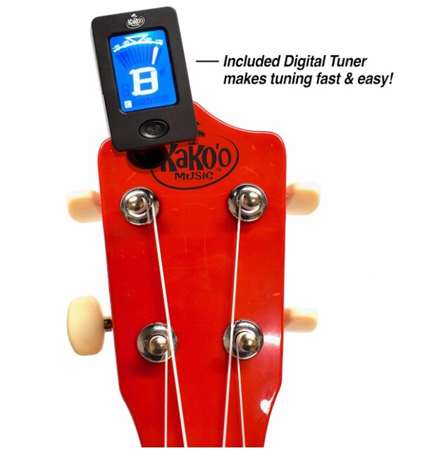 Kakoo Ukuleles Sunset Red