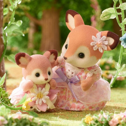 Deer Babies Floral Swing