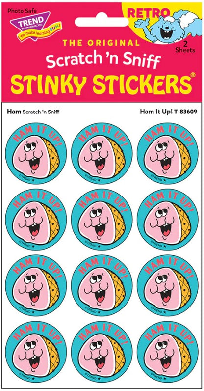 Ham IT Up! Ham Scratch 'n Sniff Stinky Stickers®