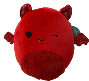 *** Squishmallow 8 Bat Red
