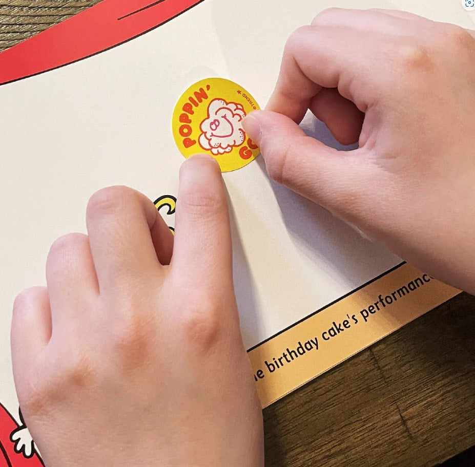 Poppin Good! Popcorn Scratch 'n Sniff Stinky Stickers®