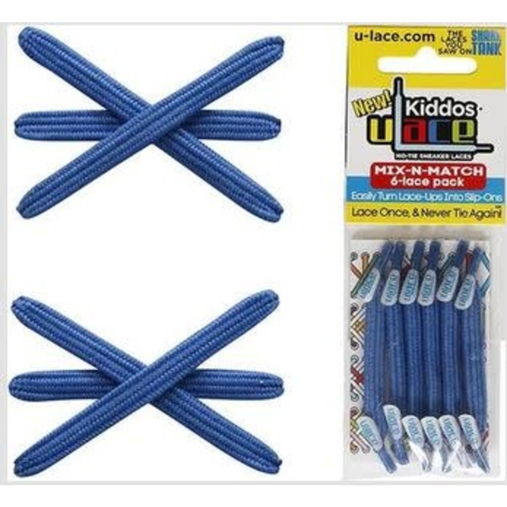 U Lace Bright Blue Kiddo