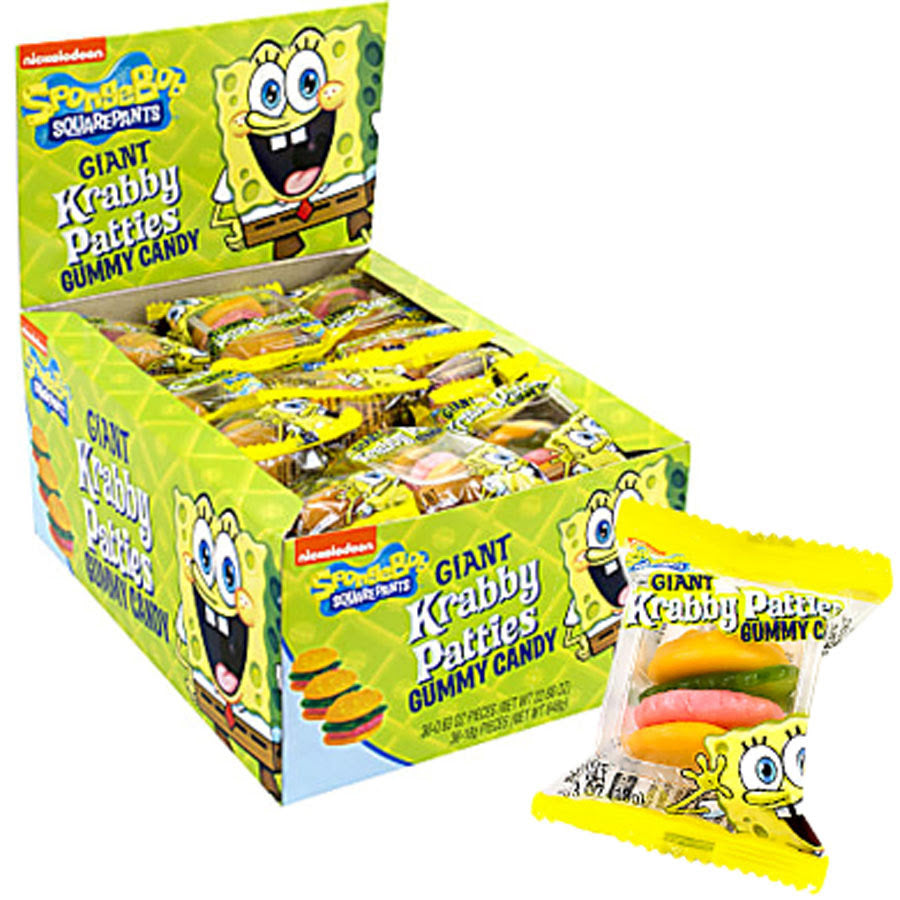 SpongeBob Krabby Patty Gummy Candy