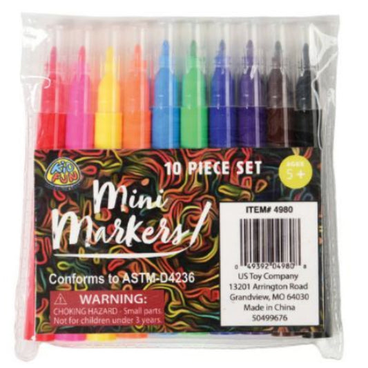 Mini Markers 10pc