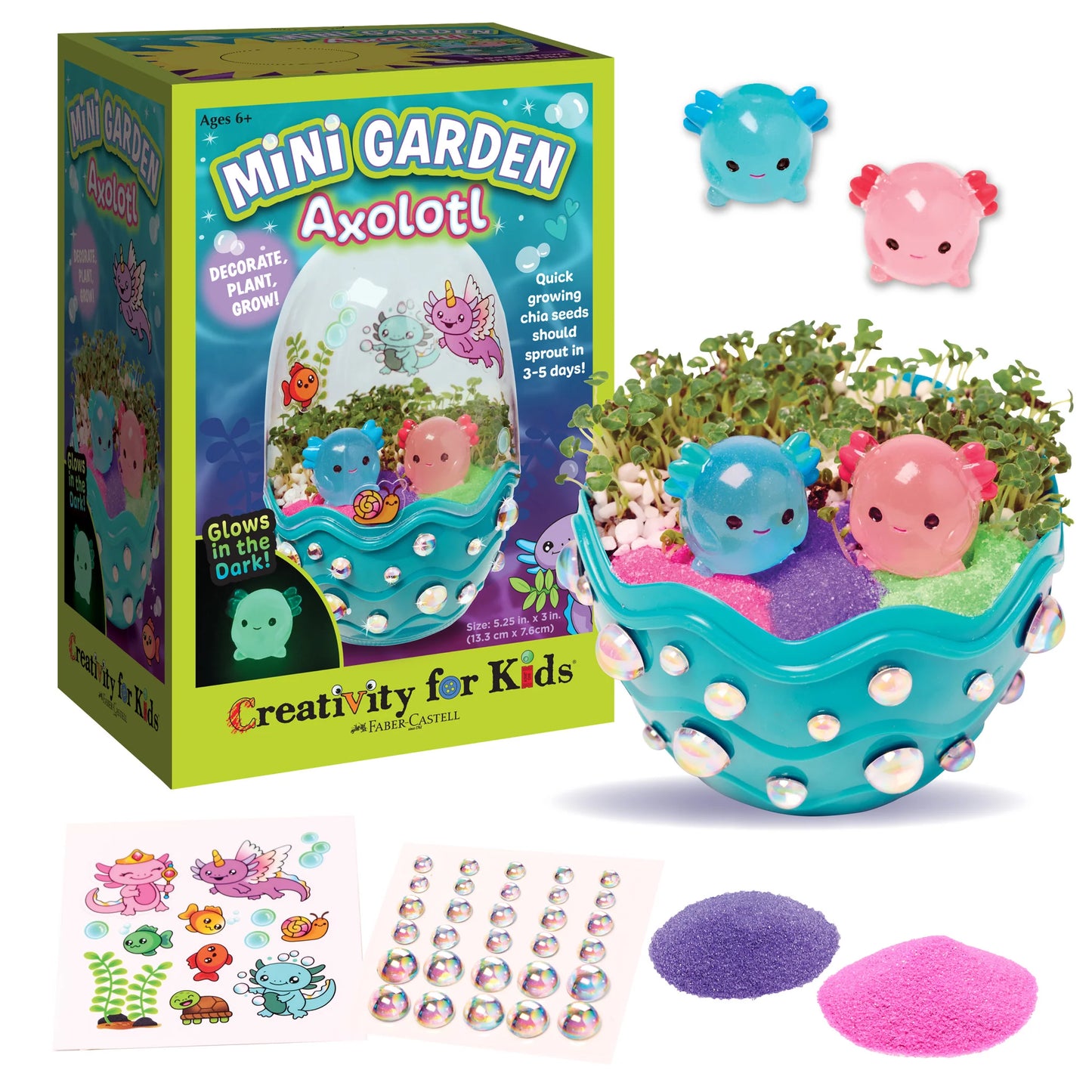Mini Garden Axolotl